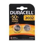 Batteria 3V bottone conf.2pz Duracell