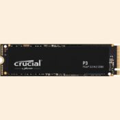 Ssd Crucial PCIe M2 NVME P3 da 500 Gb