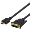 Cavo Deltaco Hdmi a DVI-D (18+1) 3Mt