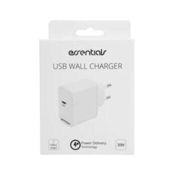 Caricatore Essentials 1 porta Type C 30W
