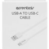 Cavo Essentials USB a Type C 3A 60W 1m Bianco