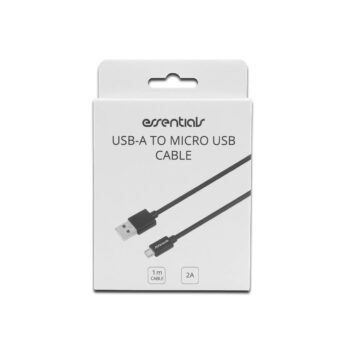 Cavo Essentials USB a Micro USB 2A 1m Nero