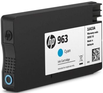 HP Cartuccia Originale 963 Ciano
