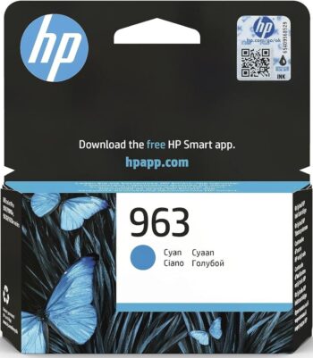 HP Cartuccia Originale 963 Ciano