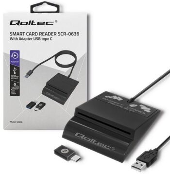 Lettore Smartcard Qoltec Usb x firma digitale