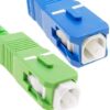 Cavo Fibra Ottica SC/APC a LC/UPC Singl. 1Mt