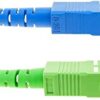 Cavo Fibra Ottica SC/APC a LC/UPC Singl. 1Mt