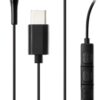 Auricolari Streetz con microfono USB-C Nero