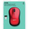 Mouse Wireless Logitech M185 Red