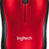 Mouse Wireless Logitech M185 Rosso