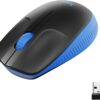 Mouse Wireless Logitech M190 Blu