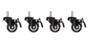 Set 4 Ruote Lanberg per Armadi 19"