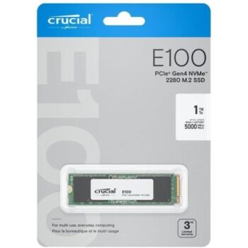 Ssd Crucial PCIe M2 NVME E100 1000Gb
