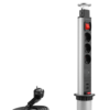 Multipresa per scriv. a scomparsa 3xSch.2xUSB