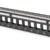 Patch Panel 24 Porte vuoto Nero