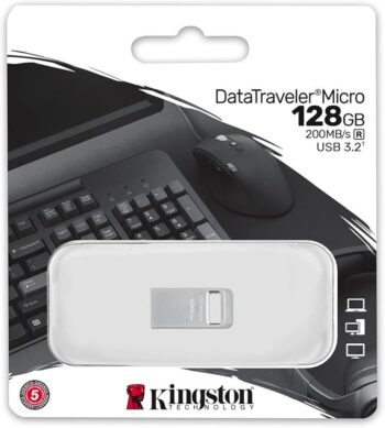 Pen Drive 128GB Micro Usb3.2 Kingston