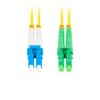 Cavo Fibra Ottica SM LC/APC LC/UPC Duplex 1M