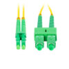 Cavo Fibra Ottica SM SC/APC LC/APC Duplex 2M