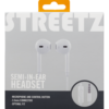 Auricolari Streetz con microfono Bianco