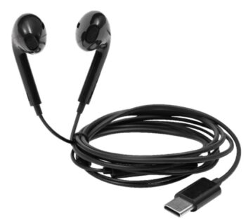Auricolari Streetz con microfono USB-C Nero
