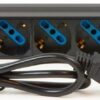 Multipresa Rack 19" 8 Posti univ.con int