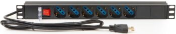 Multipresa Rack 19" 6 Posti con interruttore
