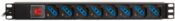 Multipresa Rack 19" 8 Posti univ.con int.C14
