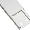 Canalina passacavi in PVC mm46x18 2Mt Bianca