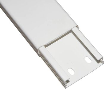 Canalina passacavi in PVC mm46x18 2Mt Bianca