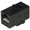 Frutto Keystone passante F/F RJ45 Cat.5e Utp