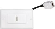 Placca con Connettore HDMI con Cavetto