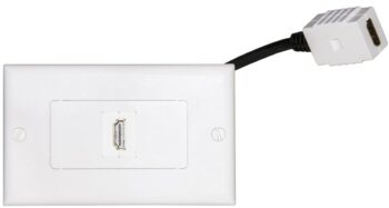 Placca con Connettore HDMI con Cavetto