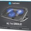 Stand notebook con ventola 15,6"/17,3"