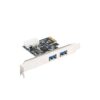 Scheda PCI-E 2 X USB 3.1 GEN1 + LOW PROFILE B
