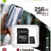 Micro SD Kingston 256Gb + adat.CL10 100MB/s