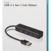 HUB USB 3.1 4 porte