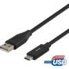 Cavo Deltaco Type C a USB 2.0 M.1Mt
