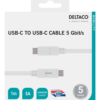 Cavo USB 2.0 Type C M/M 5 Gbs 5A da 1Mt