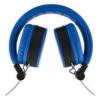 Cuffie Bluetooth con microfono ripiegab. Blu