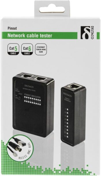 Tester per cavi RJ45, RJ12, RJ11 e Bnc