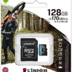 Micro SD Kingston 128GB + adat.CL 10 170Mb/s