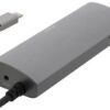 HUB Deltaco USB-C a 3x USB 3.0 + RJ45 Gigabit