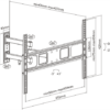 Braccio Deltaco a 3 Snodi da 37" a 70"