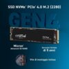 Ssd Crucial PCIe M2 Nvme P3 da 2Tb