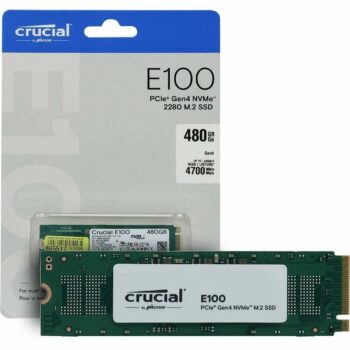 Ssd Crucial PCIe M2 NVME E100 480Gb