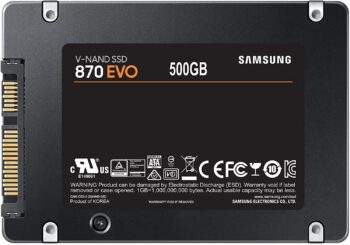 Ssd Samsung 2,5" Evo 870 da 500Gb