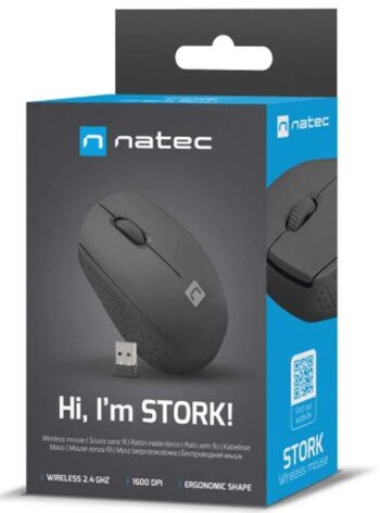 Mouse Wireless Stork Nero
