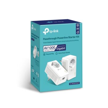 Powerline Tp-Link Gigabit AV1000 presa pass.