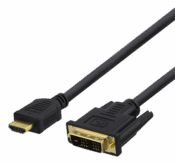 Cavo Deltaco Hdmi a DVI-D (18+1) 3Mt