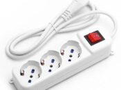 Multipresa a 3 Vie con Inter.16A cavo 5mt